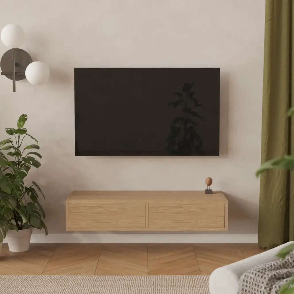 Nowoczesna Mala Podwieszana Szafka Rtv 120 X 45 Cm