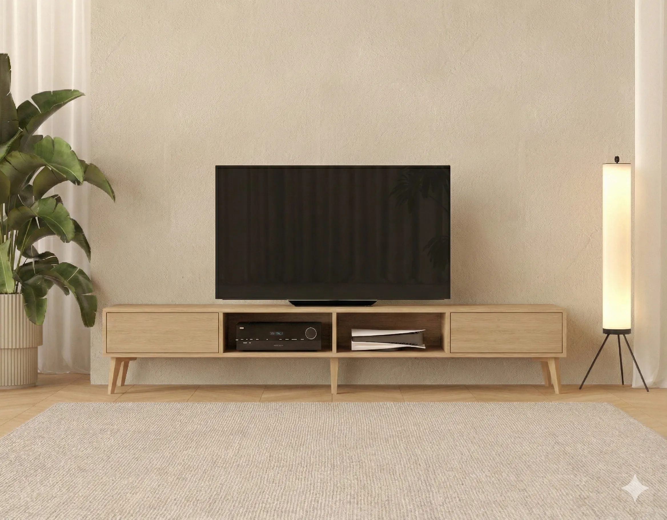 szafka rtv 240 cm z 2 frontami